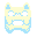 Cloud shaped like OMOCAT mascot